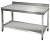 Стол производственный пристенный 70*180*85 см с полкой Kocateq SAT187A