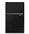 Льдогенератор Koreco AZ 20/8 CUBE BLACK для кубикового льда, 20 кг/сут, бункер 8 кг, со стальным чёрным матовым корпусом, с подключением к водопроводу