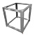 Стенд Astropit АПУК-10999-П4О4-УНВ разборный под печь для пиццы EBO 64x2 ST1 P2