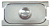 Крышка GN2/3 с вырезом из нержавеющей стали для гастроемкости Paderno 1453300