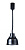 Лампа тепловая Scholl 22001/S (B0023) с ИК нагревом, подвесная, цвет плафона черный