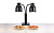 Лампа тепловая Scholl 24002/B/S (B0053) с 2 ИК лампами, настольная, с плафоном черного цвета