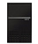 Льдогенератор Koreco AZ 25/8 CUBE BLACK для кубикового льда, 25 кг/сут, бункер 8 кг, со стальным чёрным матовым корпусом, с подключением к водопроводу