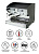 Кофемашина ACM Rounder 2 GR Compatta NERO (ACMRD002CN+high cup) автоматическая с 2 группами под высокие чашки