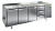 Стол холодильный c 3 дверьми, 3 ящиками и столешницей из нержавеющей стали 70*228*85 см Hicold GN 1113/TN