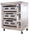 Печь статическая Kocateq EFO 6C 3-камерная с подом 85,5*65,5 см, с парогенератором 