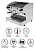 Кофемашина ACM Rounder 2 GR Compatta INOX (ACMRD002CSIX+high cup) полуавтоматическая с 2 группами под высокие чашки