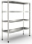 Стеллаж разборный с перфорированными полками Rosinox СНС-Р 12/6-4 ПП