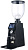 Кофемолка OROMO CG 64WT Matt Black с бункером для зерна 1 кг, жернова Ø64 мм, счетчик порций, с черным матовым корпусом, работа по весу порции