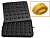 Форма для 30 тарталеток в виде орешков 42*35 мм для тарталетницы DHTartmatic Kocateq DH Tartmatic Plate 23 