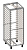 Тележка-шпилька Zucchelli Forni s.p.a. Rack 40x60 (12ур.) для 12 противней 60*40 см для ротационной печи Minirotor E 40х60