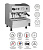 Кофемашина C.I.M.E Srl  CO02 2GR (CO02245891 114C) полуавтоматическая заливная с 2 группами