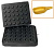 Форма для 30 тарталеток в виде ложек для тарталетницы DHTartmatic Kocateq DH Tartmatic Plate 28 
