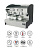 Кофемашина ACM Rounder 2 GR Compatta NERO (ACMRD002CN) автоматическая с 2 группами