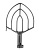 Лопатка Kocateq M40APL BEATER для планетарного миксера M 40 APL